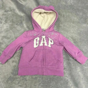 NWOT - GAP - full zip hoodie.  Size 3-6 months